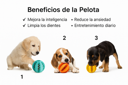 Pelota Dispensadora de Premios - Diversión y Estimulación para tu Perro