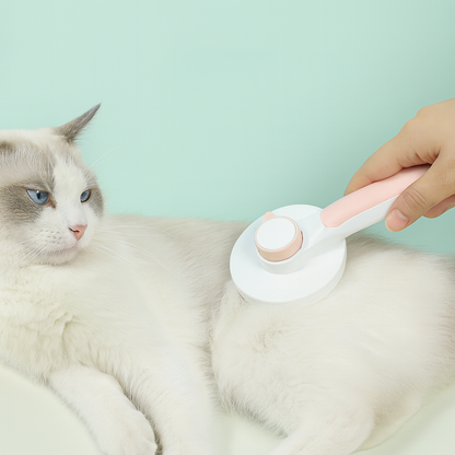 Cepillo Autolimpiante para Perros y Gatos - Elimina Pelo Fácilmente