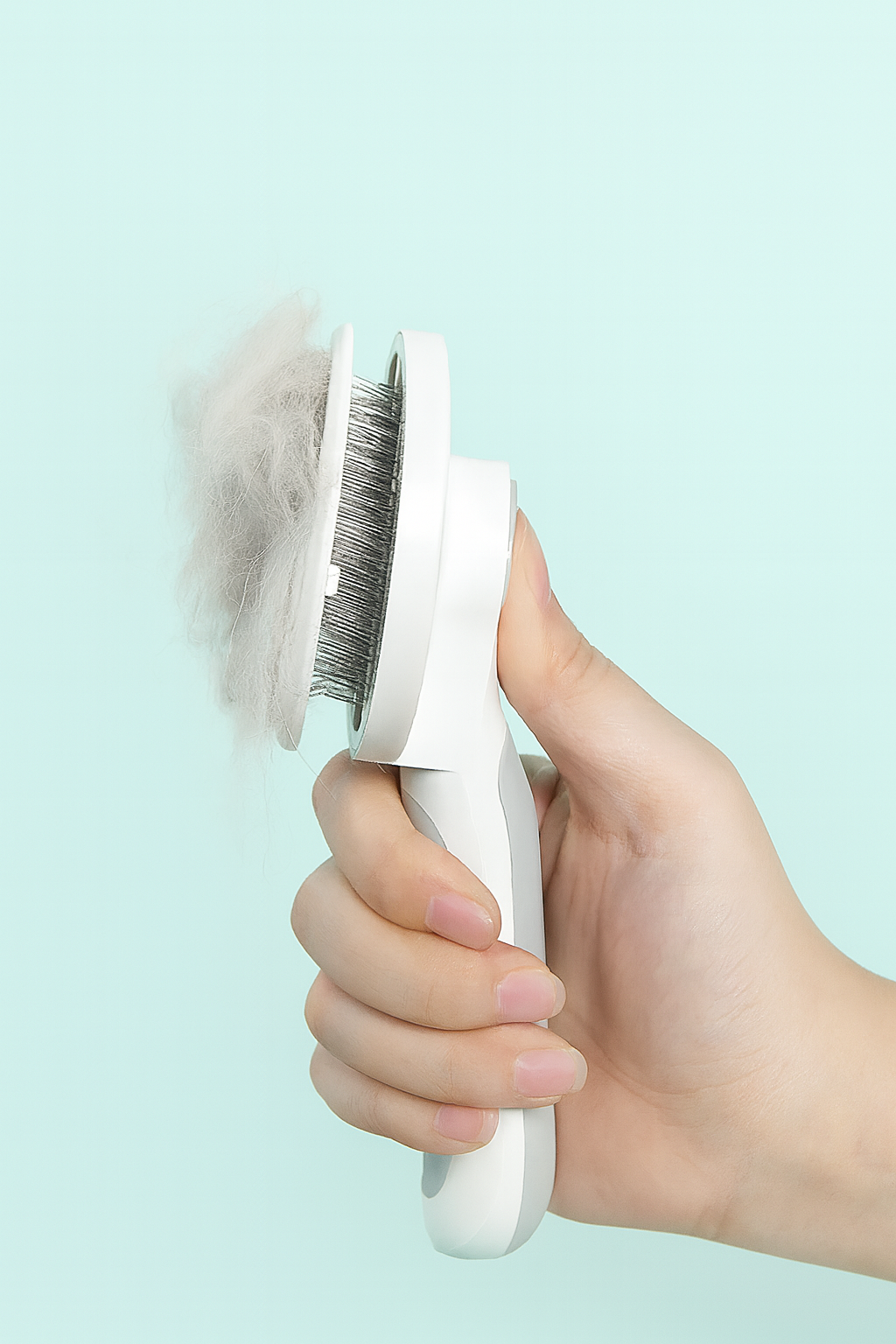 Cepillo Autolimpiante para Perros y Gatos - Elimina Pelo Fácilmente